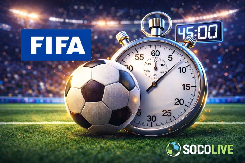 quy định thời gian rõ ràng về bóng đá